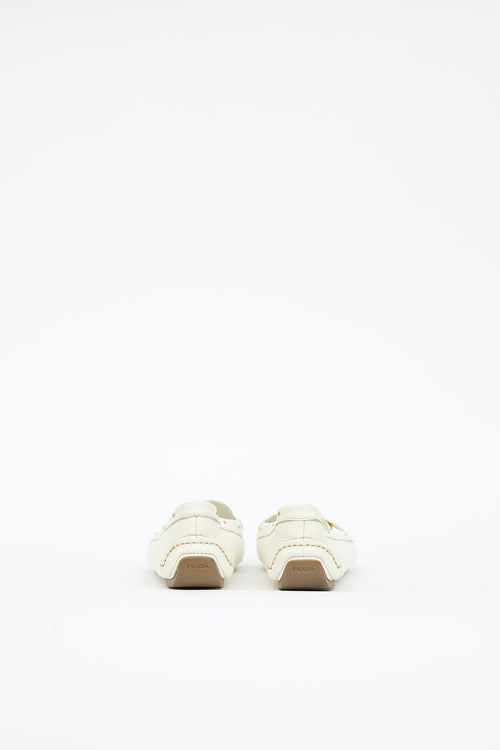 Prada Leather Driving Loafer
