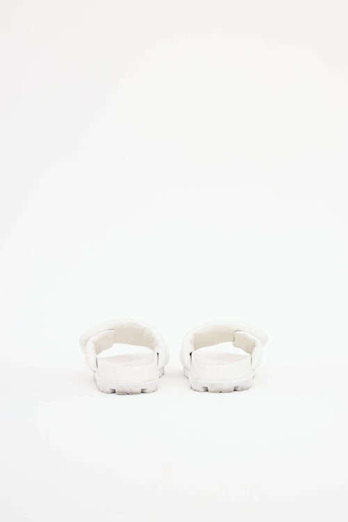 PradaPadded Leather Slide