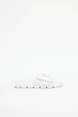 PradaPadded Leather Slide