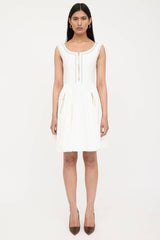 Prada 2013 Studded Pleated Dress