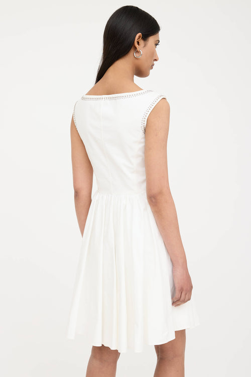 2013 Studded Pleated Dress