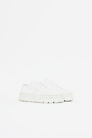 Prada Sequin Double Wheel Sneaker