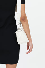 Prada Raffia Triangle Crossbody Bag
