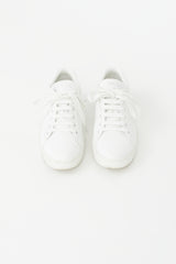 Prada White Leather Sneaker