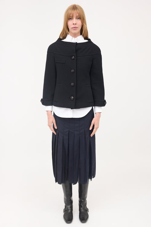 Prada Wool Crepe Jacket