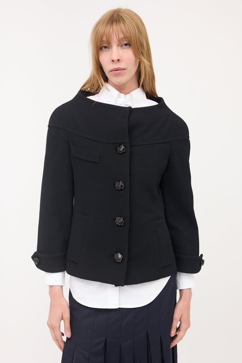 Prada Wool Crepe Jacket