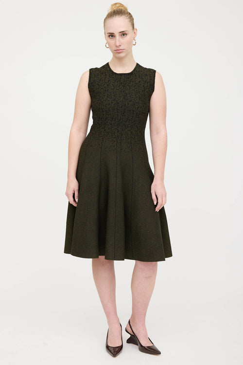 Prada Wool Flared Dress