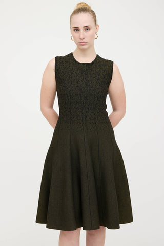 Prada Wool Flared Dress