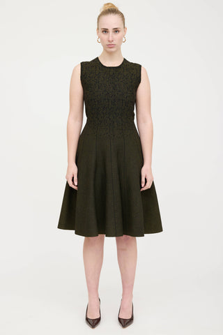 Prada Wool Flared Dress