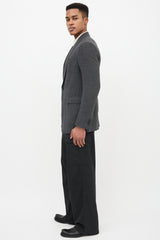 Prada Wool Shawl Collar Blazer