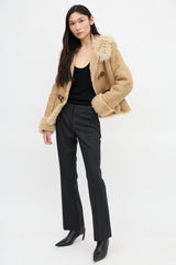 Prada Wool Straight Leg Trouser