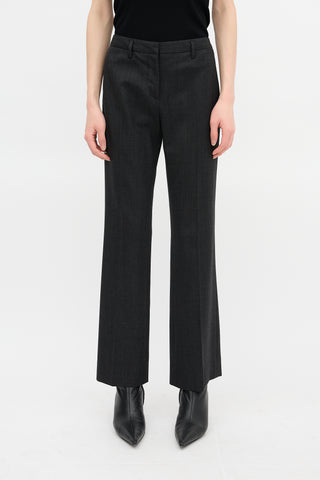 Prada Wool Straight Leg Trouser