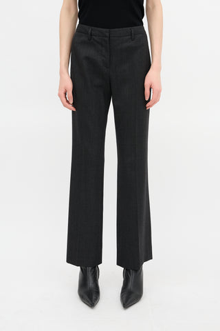 Prada Wool Straight Leg Trouser