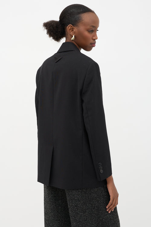 Prada Wool Triangle Applique Blazer