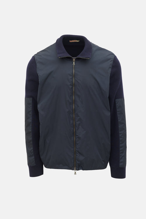 Prada Wool & Nylon Panelled Jacket