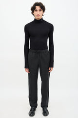 Prada Wool Drawstring Trouser