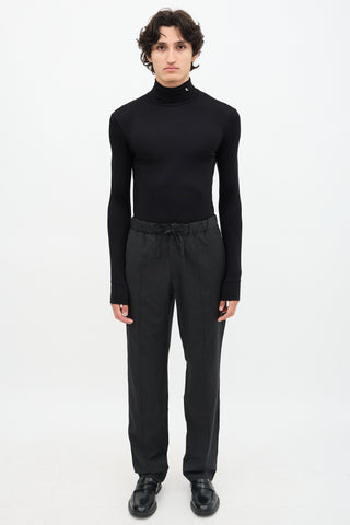 Prada Wool Drawstring Trouser