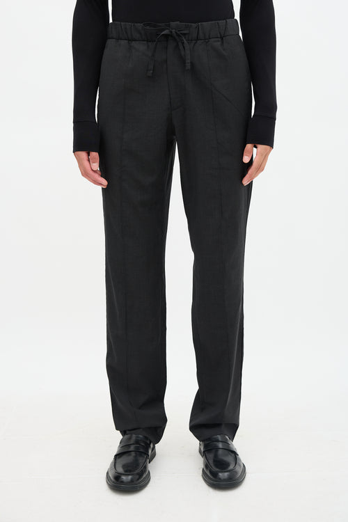 Prada Wool Drawstring Trouser