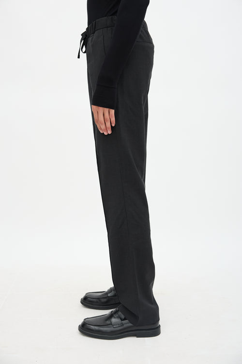 Prada Wool Drawstring Trouser