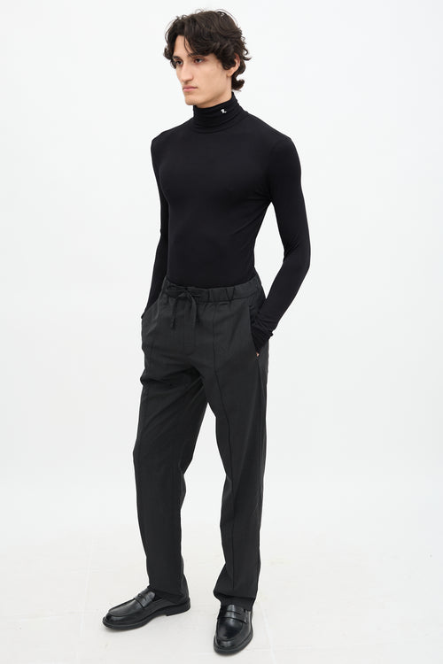 Prada Wool Drawstring Trouser