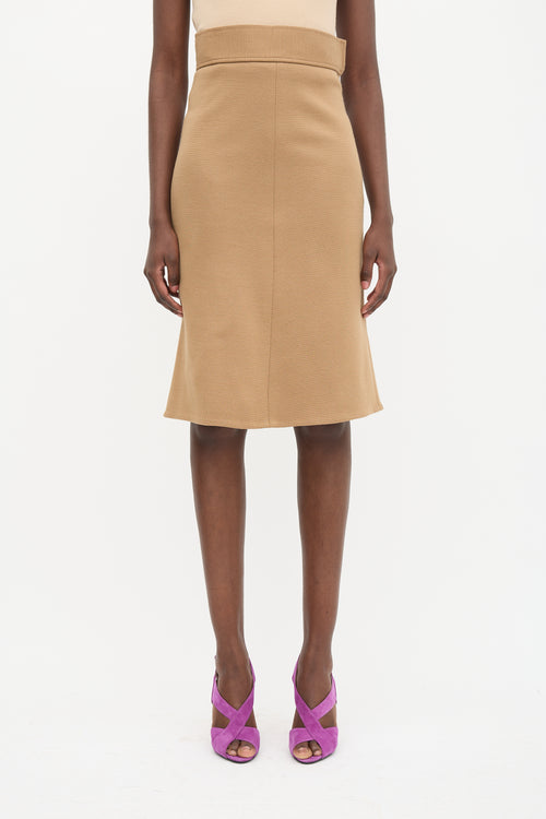 Prada Wool Pencil Skirt