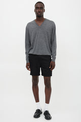 Prada Wool V-Neck Sweater
