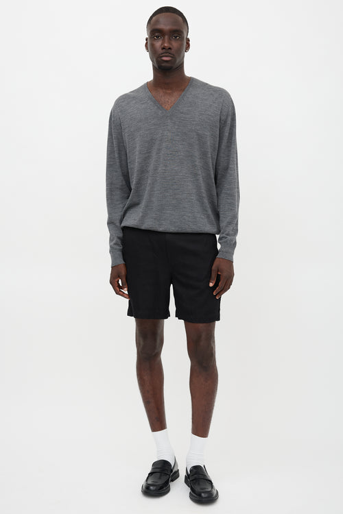 Prada Wool V-Neck Sweater