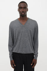 Prada Wool V-Neck Sweater