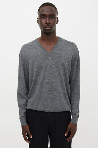 Prada Wool V-Neck Sweater