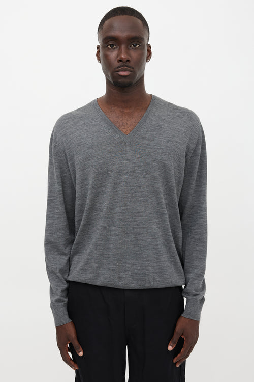 Prada Wool V-Neck Sweater