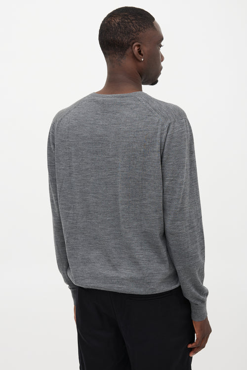 Prada Wool V-Neck Sweater