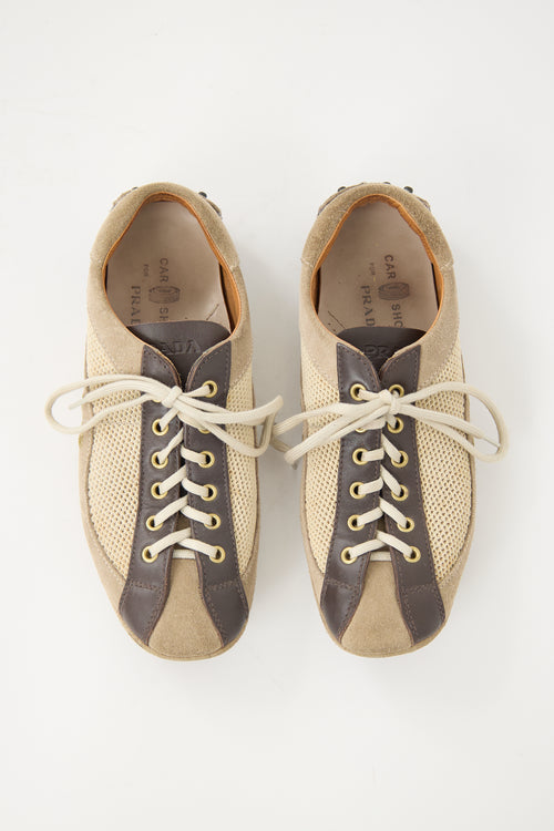 Prada X Car Shoe Suede Sneaker