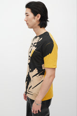 Prada Yellow & Black Face Graphic T-Shirt