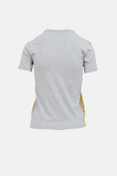 Prada 2012 Floral Eyelet T-Shirt