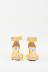 Prada Yellow Patent Leather Heel