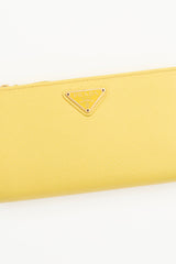 Prada Saffiano Logo Wallet