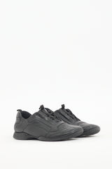 Prada Sport Vintage Black Leather Sneaker
