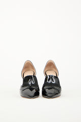 Prada Black Patent D'Orsay Heel