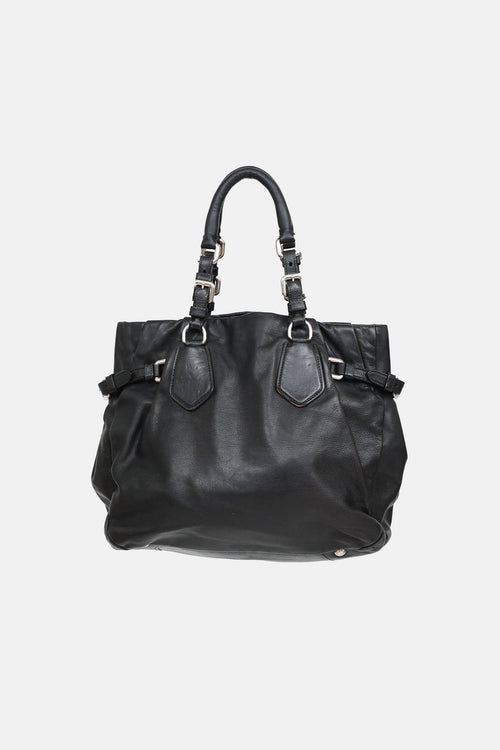 Leather 2Way Shopping Bag