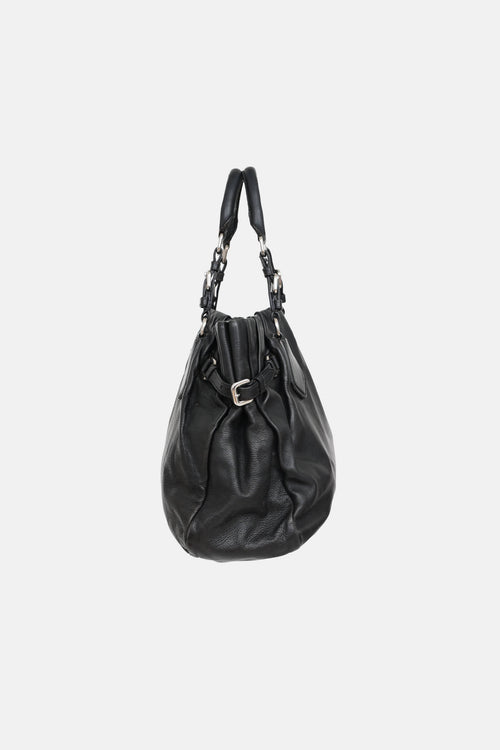 Leather 2Way Shopping Bag