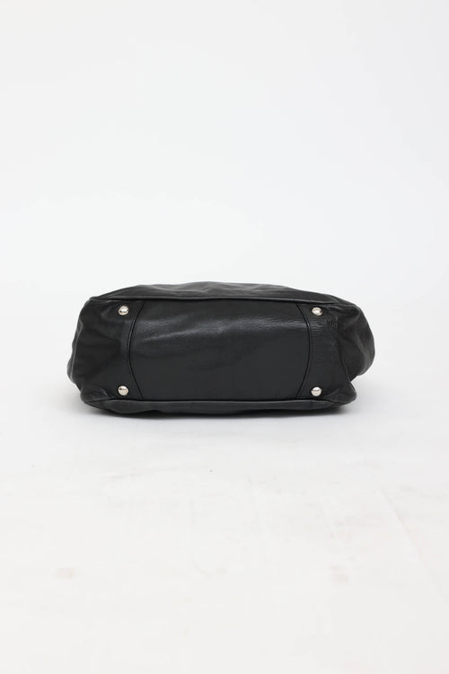 Leather 2Way Shopping Bag