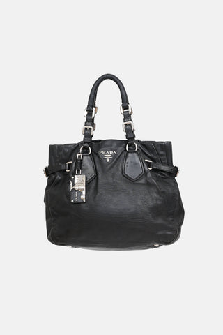 Leather 2Way Shopping Bag