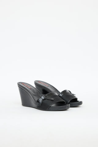 Prada Sport Wedge Sandal
