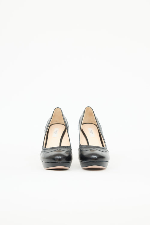 Prada Whip Stitch Pump