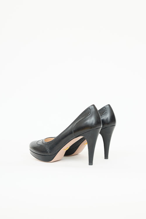 Prada Whip Stitch Pump