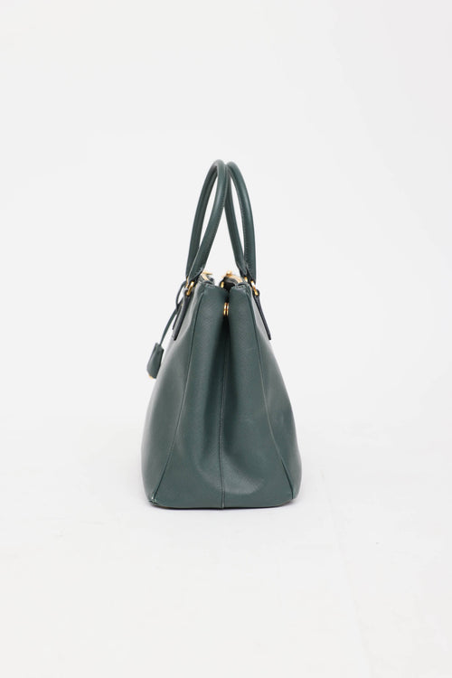 Prada Saffiano Double Zip Galleria Bag