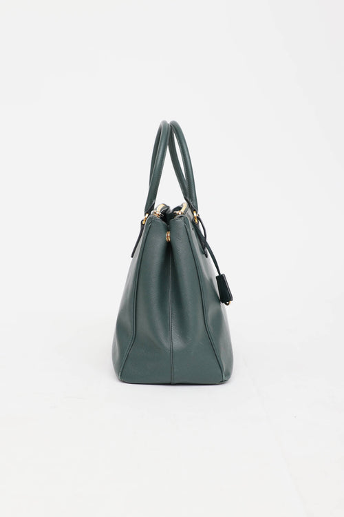 Prada Saffiano Double Zip Galleria Bag