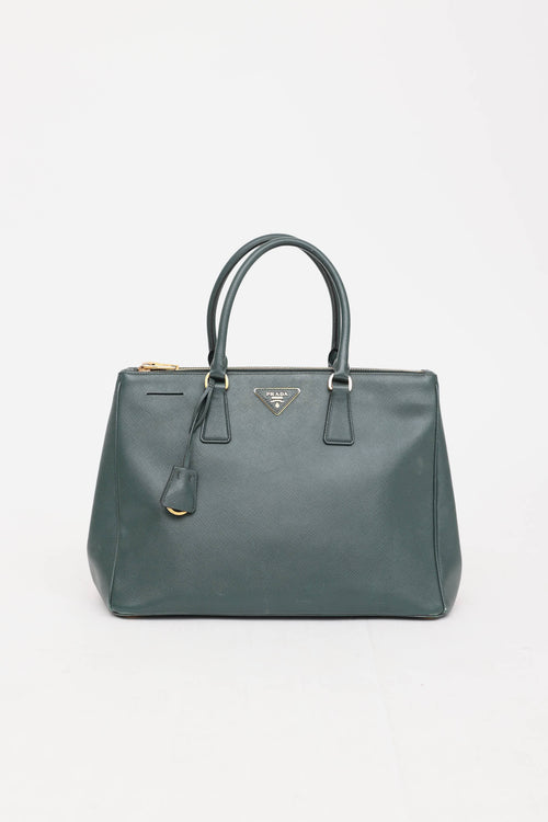 Prada Saffiano Double Zip Galleria Bag