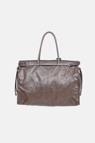 Grey Bonnie XL Soft Lux Tote Bag