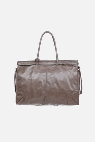Grey Bonnie XL Soft Lux Tote Bag